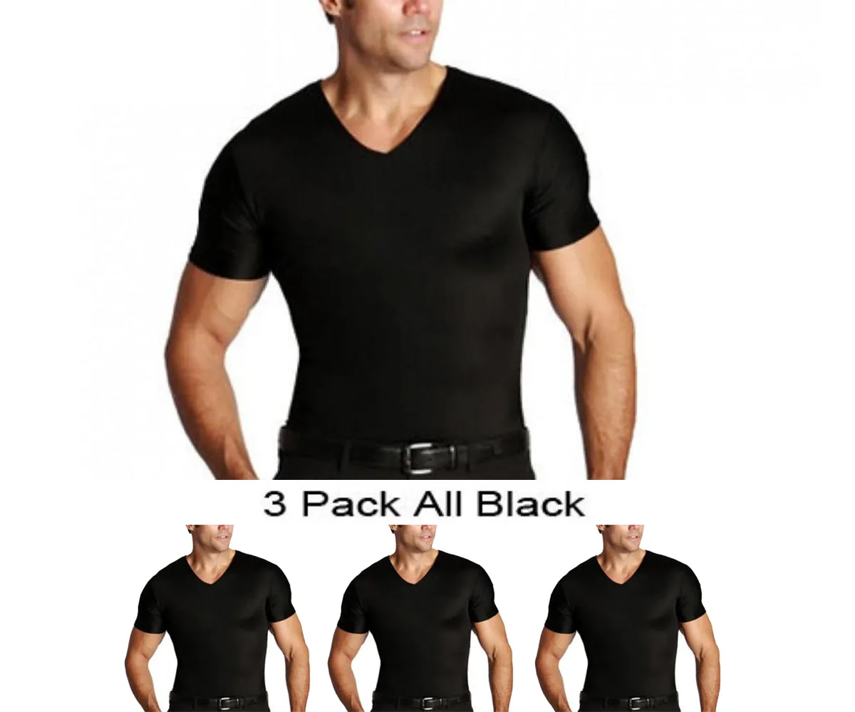 3 Pack Insta Slim Compression V-Neck VS0003