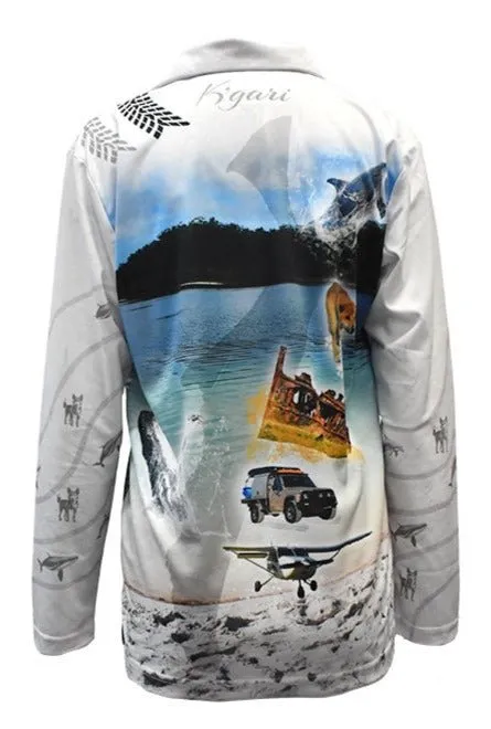 Adult Long Sleeve Shirt - Fraser Island, K'gari