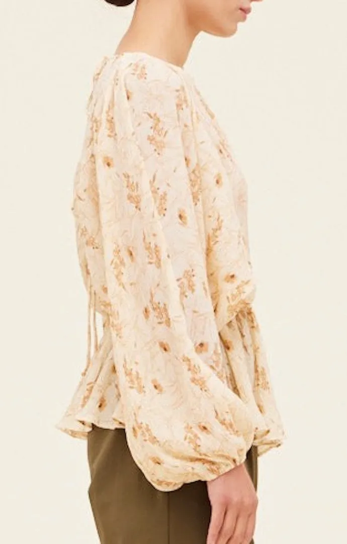 Allira Cream Chiffon Blouse