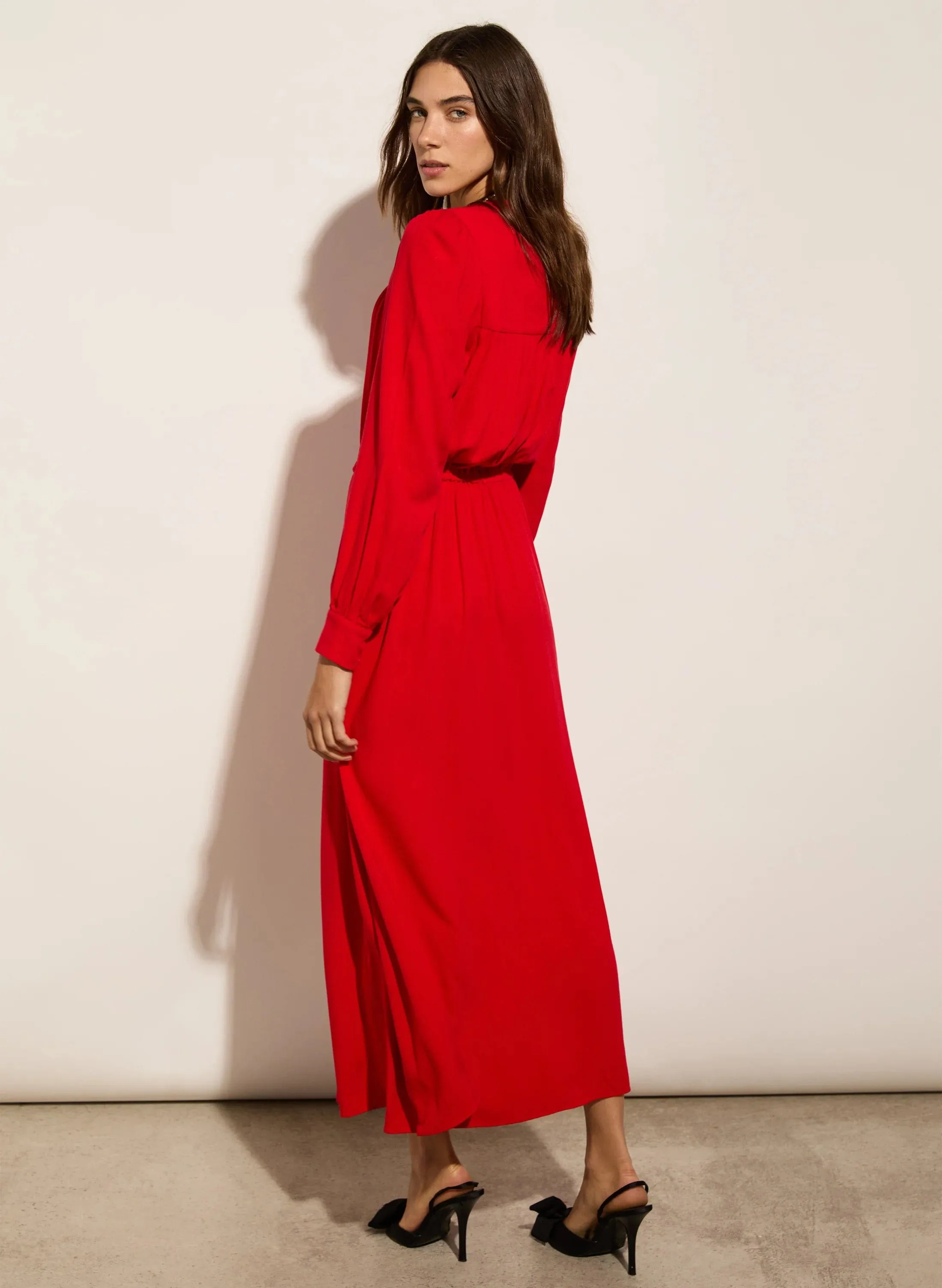 Ania LENZING™ ECOVERO™ Dress | Crimson Red