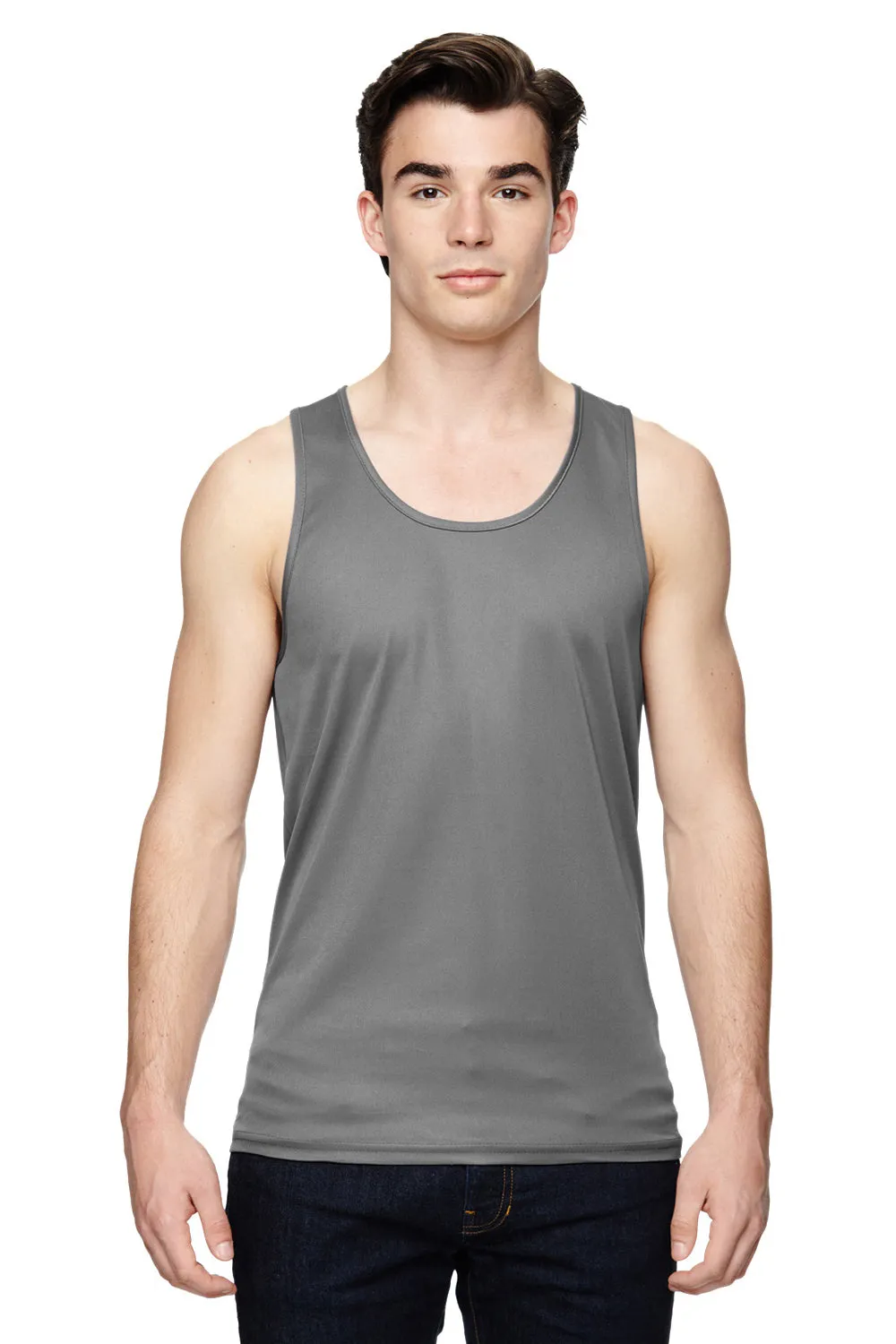 Augusta Sportswear Mens Training Moisture Wicking Tank Top - Graphite Grey