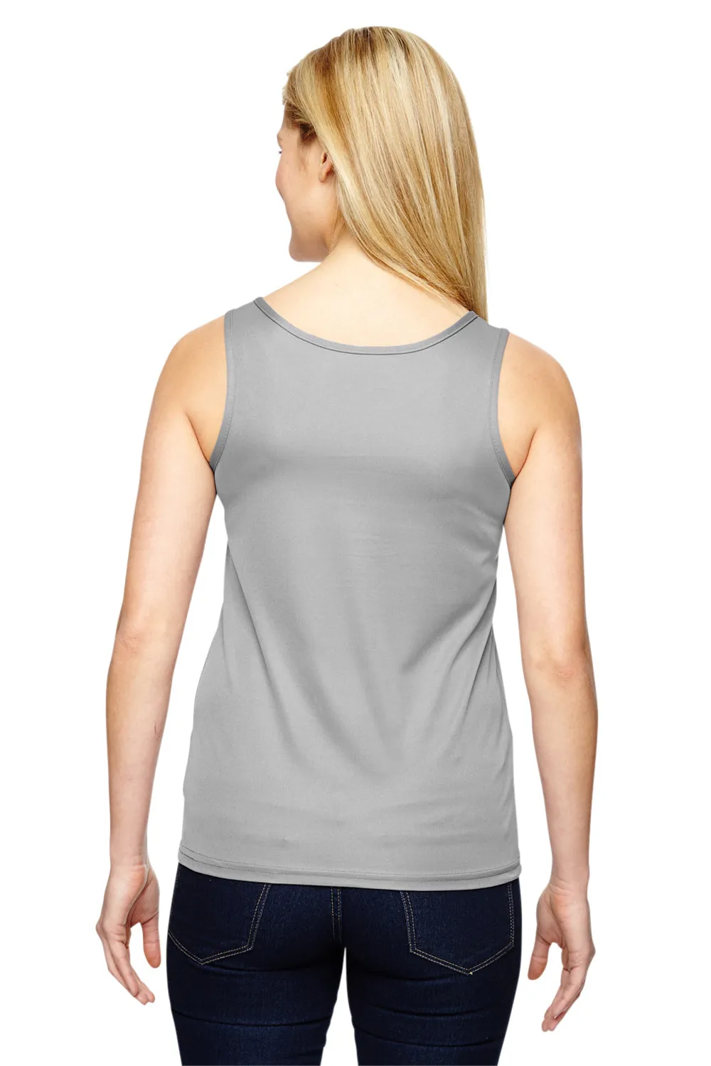 Augusta Sportswear Womens Training Moisture Wicking Tank Top - Silver Grey