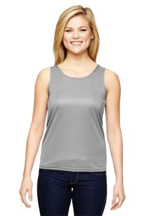 Augusta Sportswear Womens Training Moisture Wicking Tank Top - Silver Grey