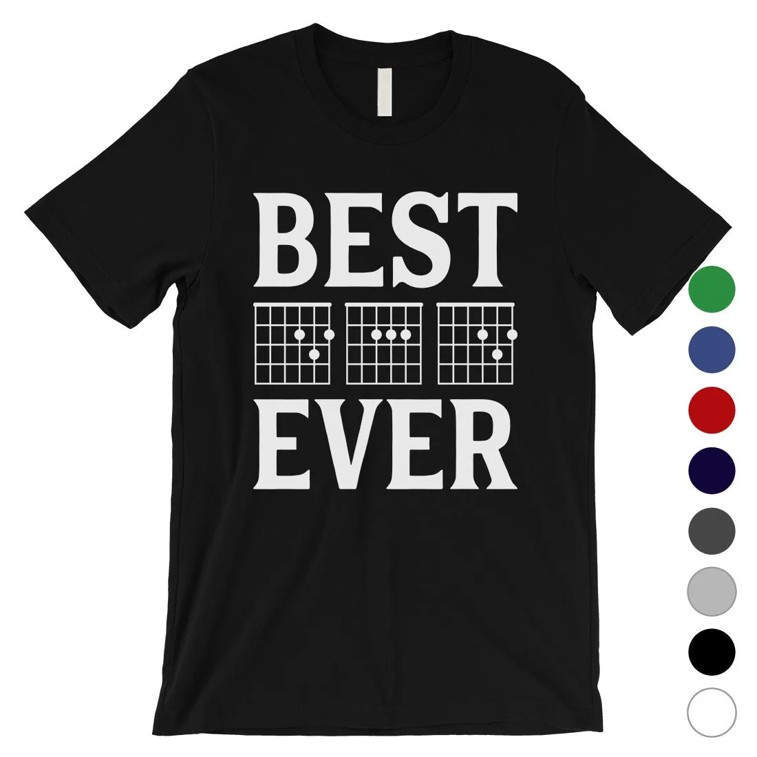 Best Dad Ever Guitar Chord Mens Musical Supportive Shirt Dad Gift