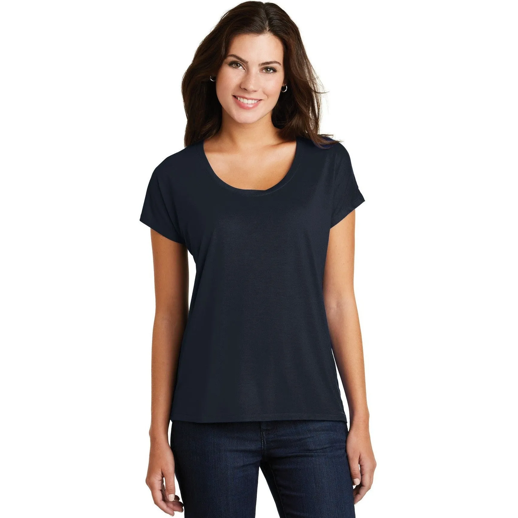 CLOSEOUT - District Women's Drapey Dolman Tee