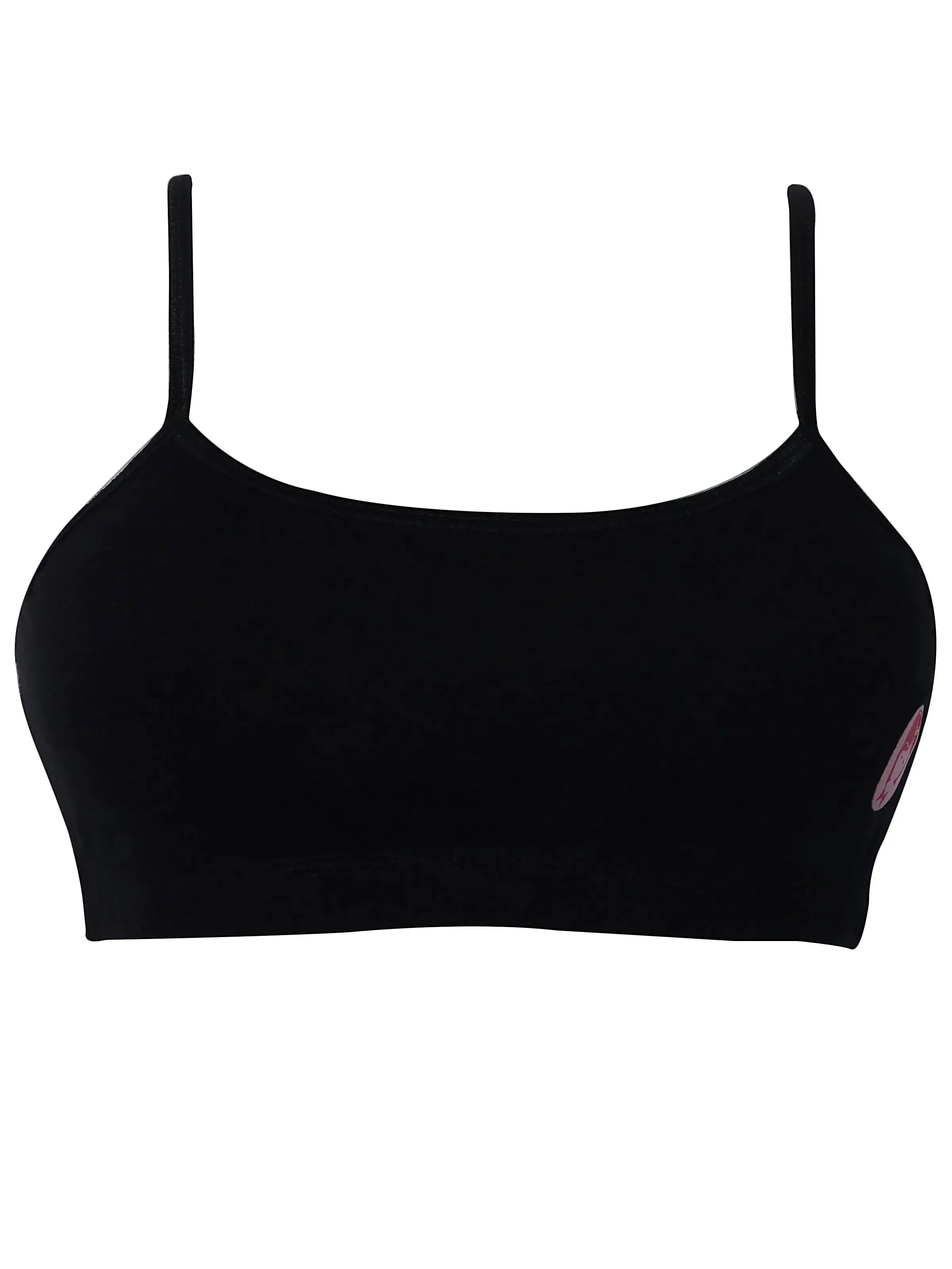 Cotton Sports Bra | Double-Layer Thin Strap | Non-Padded Beginner Bra | Printed & Solid Styles