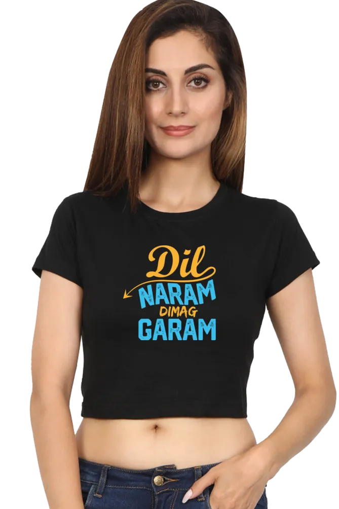 Crop Tops  - Dil Naram Dimag Garam