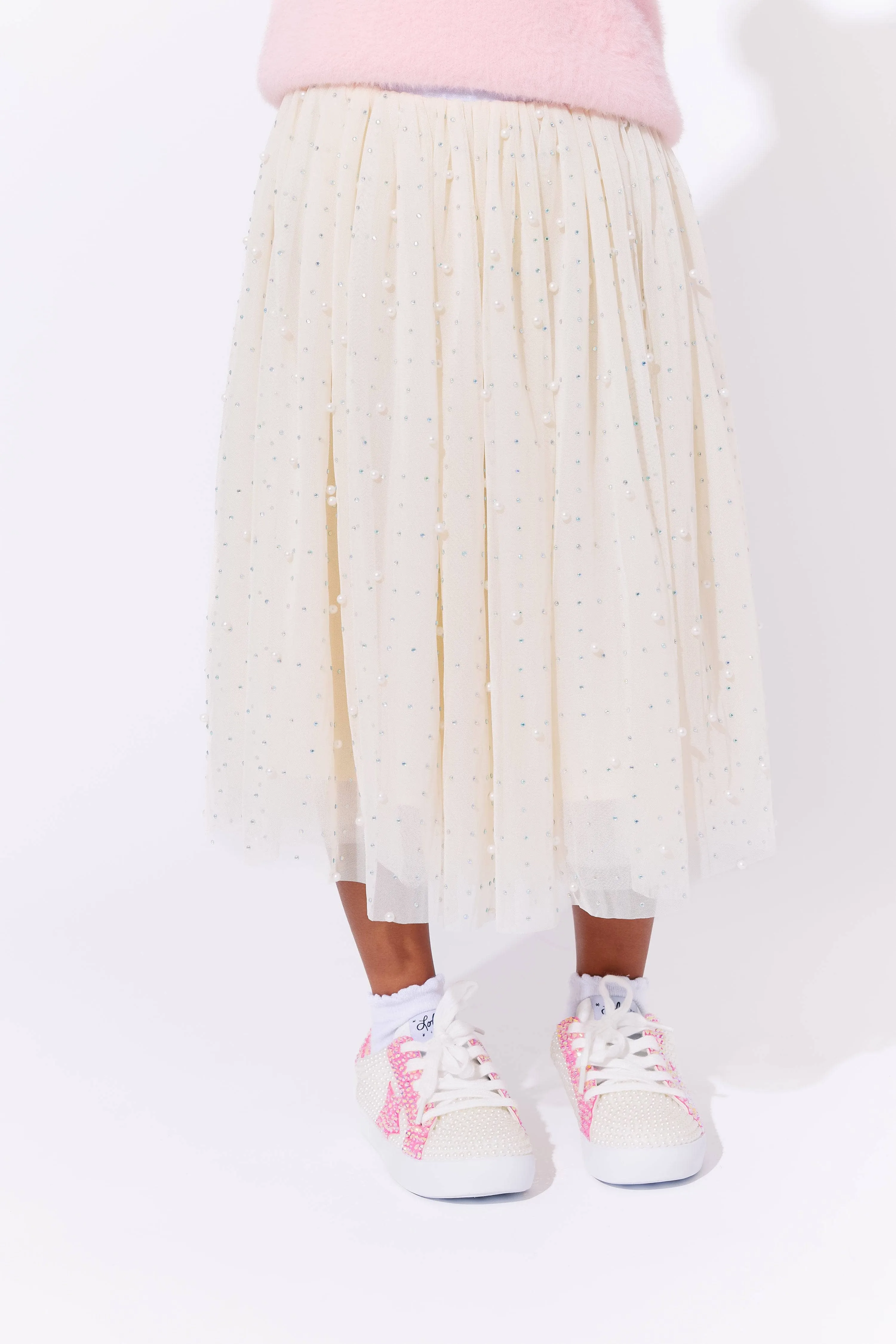 Diamond’s and Pearls Midi Skirt