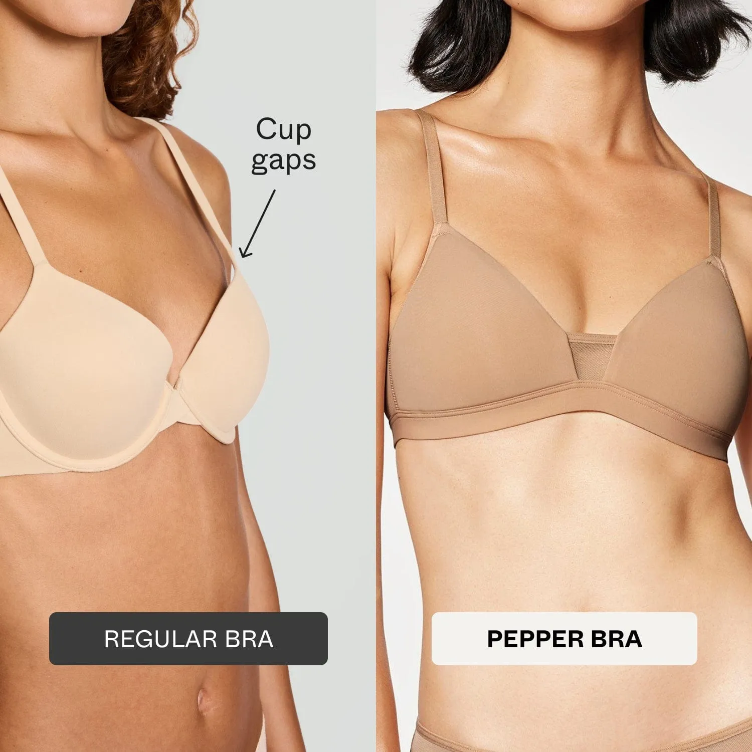 FeelGood Wirefree T-Shirt Bra Ecru