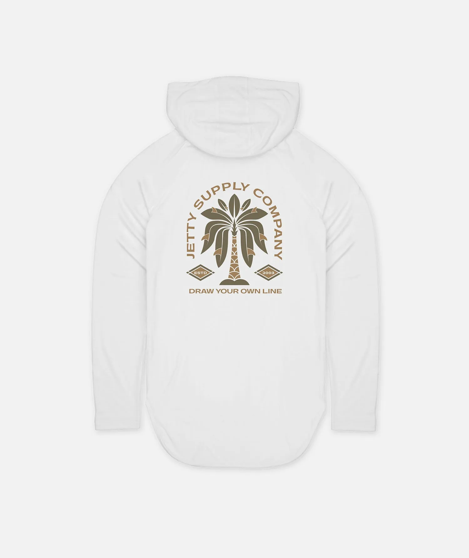 Fins UV Hoodie - White