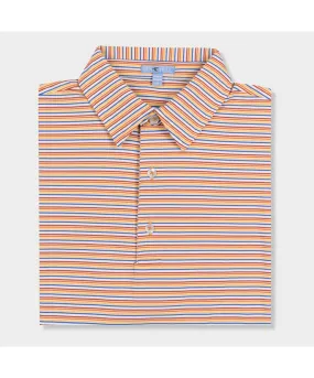 Genteal - Driftwood Stripe Performance Polo