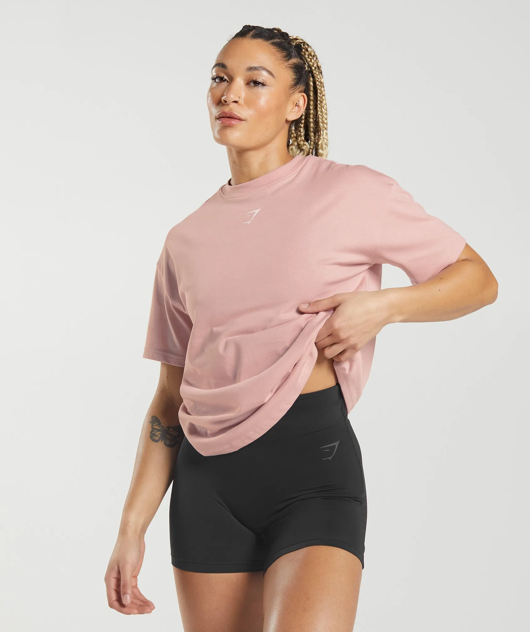 GS Power Oversized T-Shirt - Scandi Pink