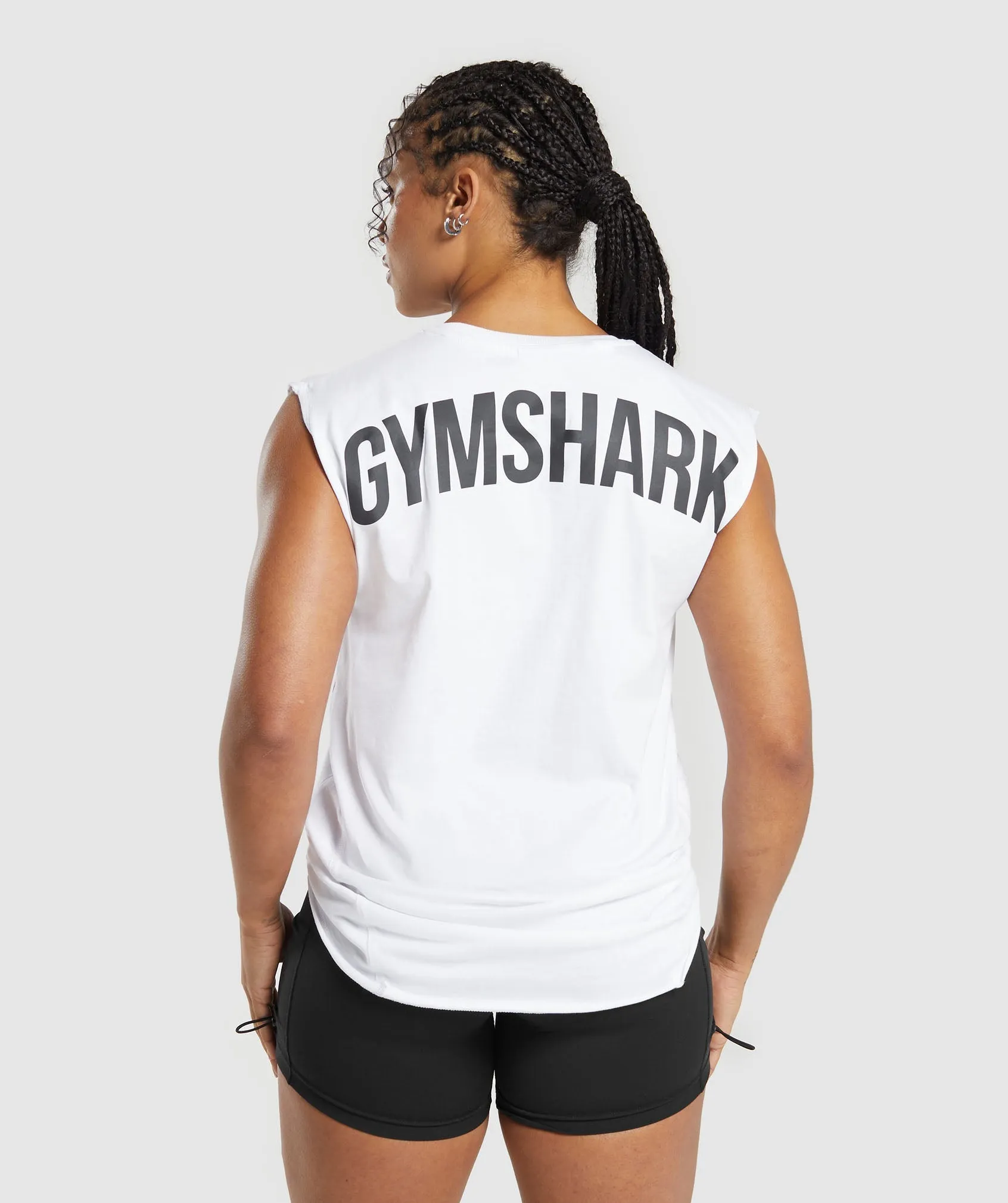 Gymshark Power Tank - White