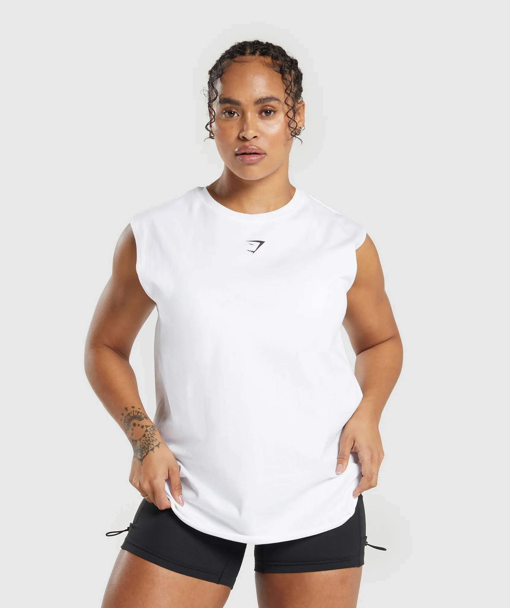 Gymshark Power Tank - White