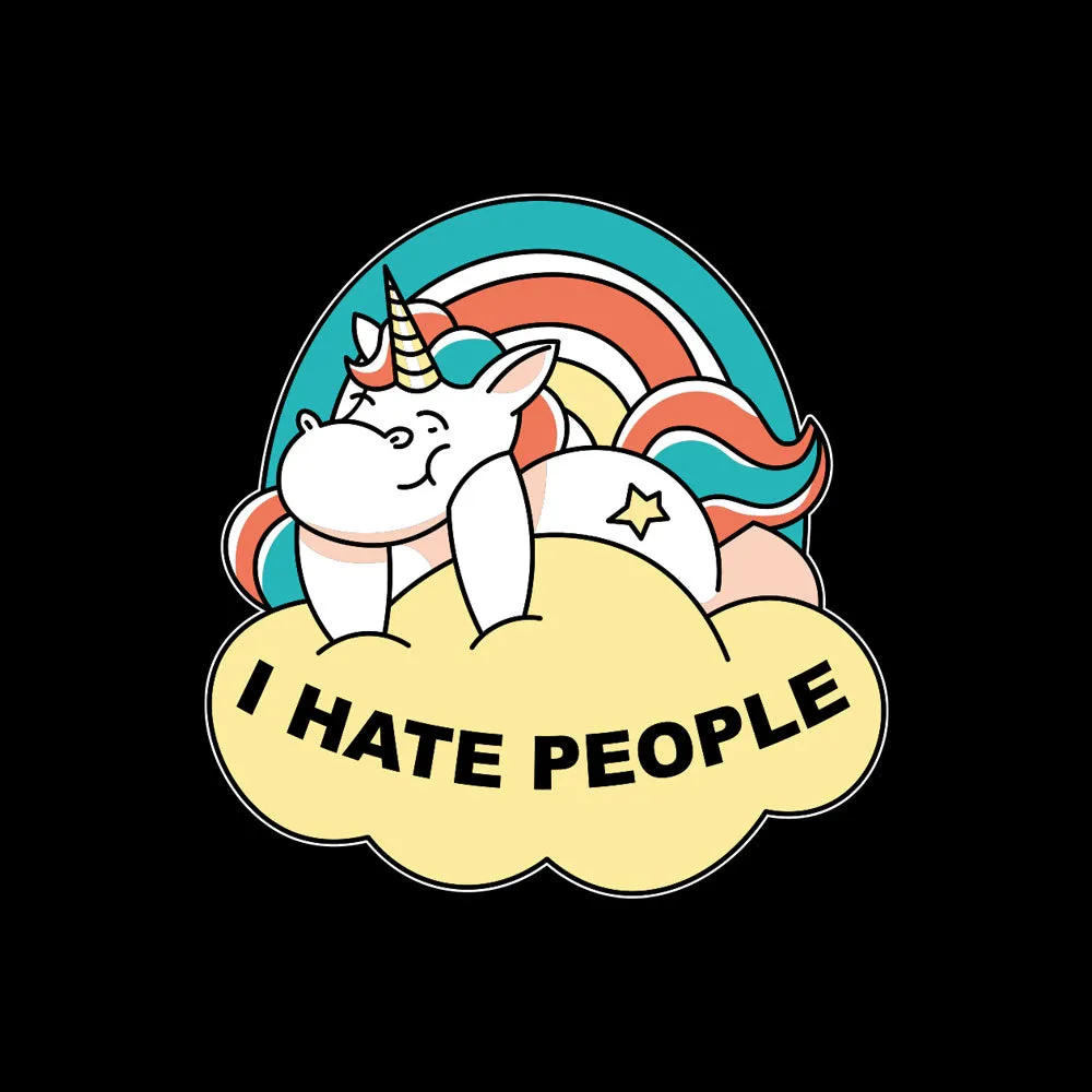 I Hate People Kawaii Unicorn