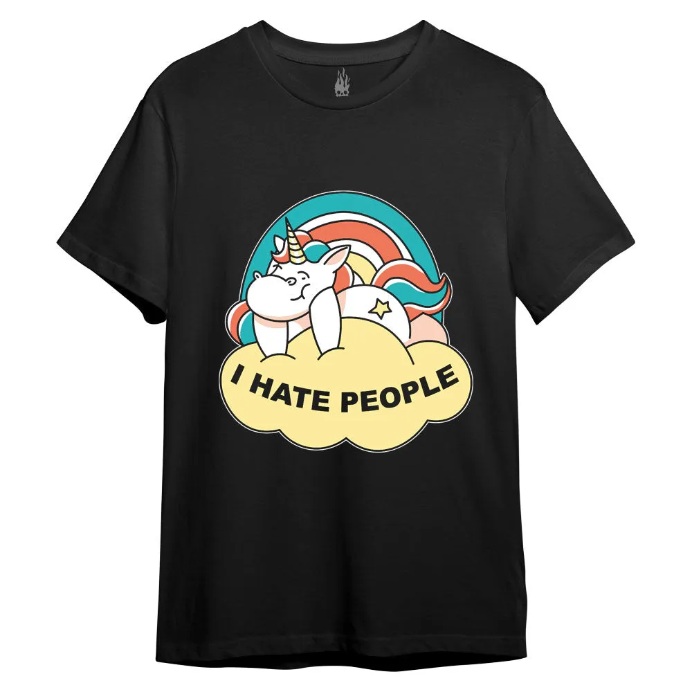 I Hate People Kawaii Unicorn