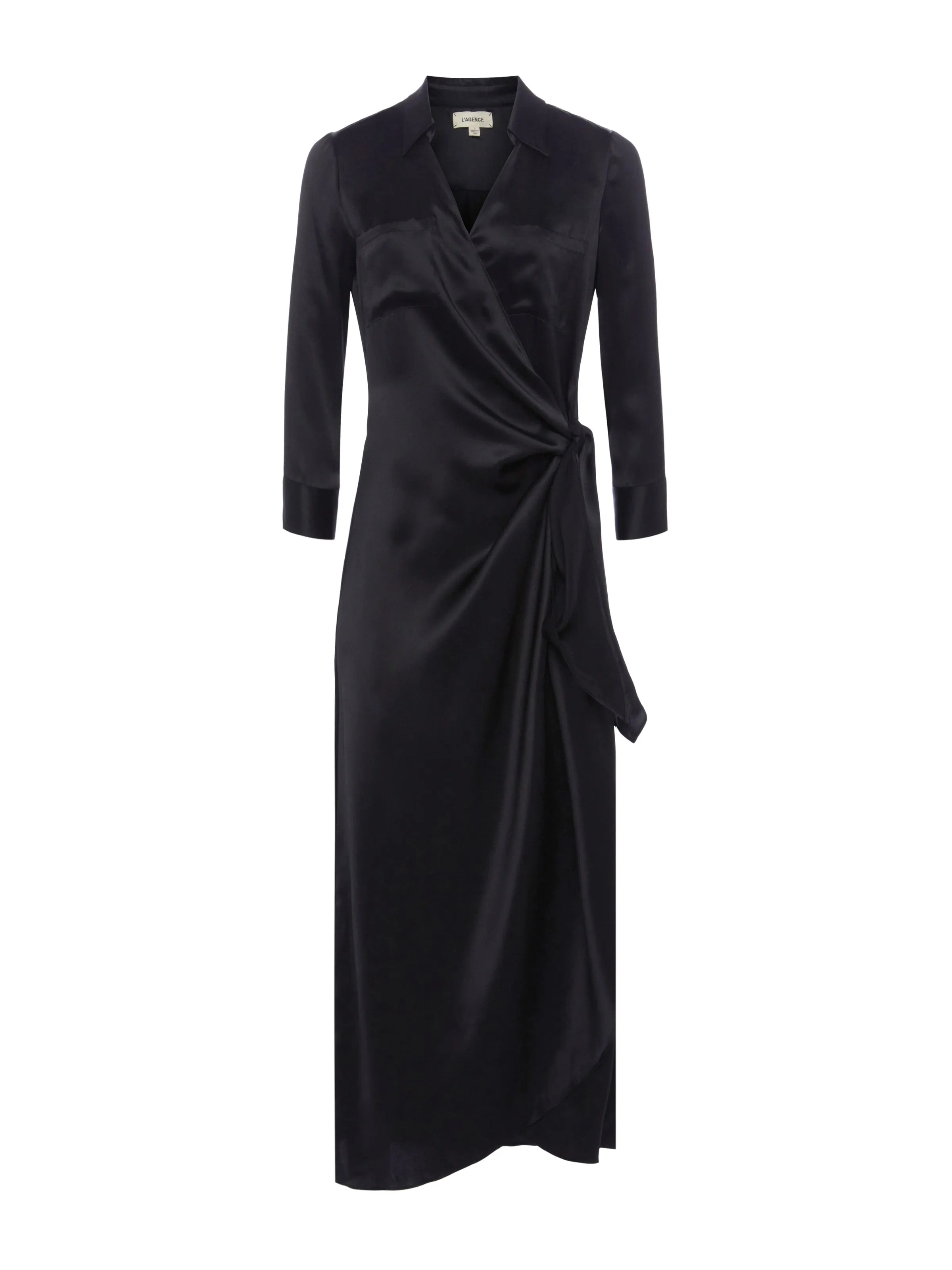 Kadi Silk Wrap Dress