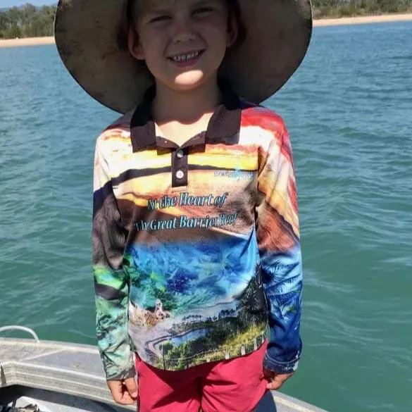 Kids Long Sleeve Tropical Shirts - Townsville