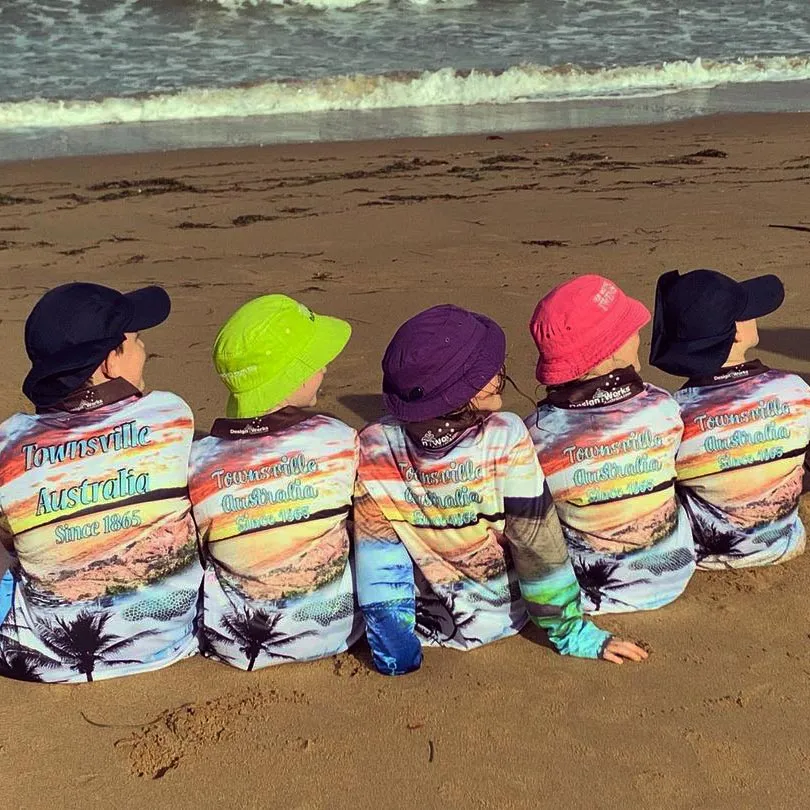 Kids Long Sleeve Tropical Shirts - Townsville