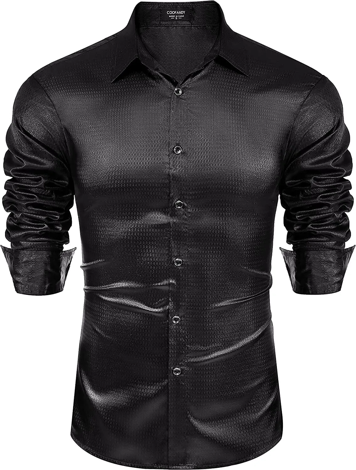 Luxury Shiny Button Down Shirts (US Only)