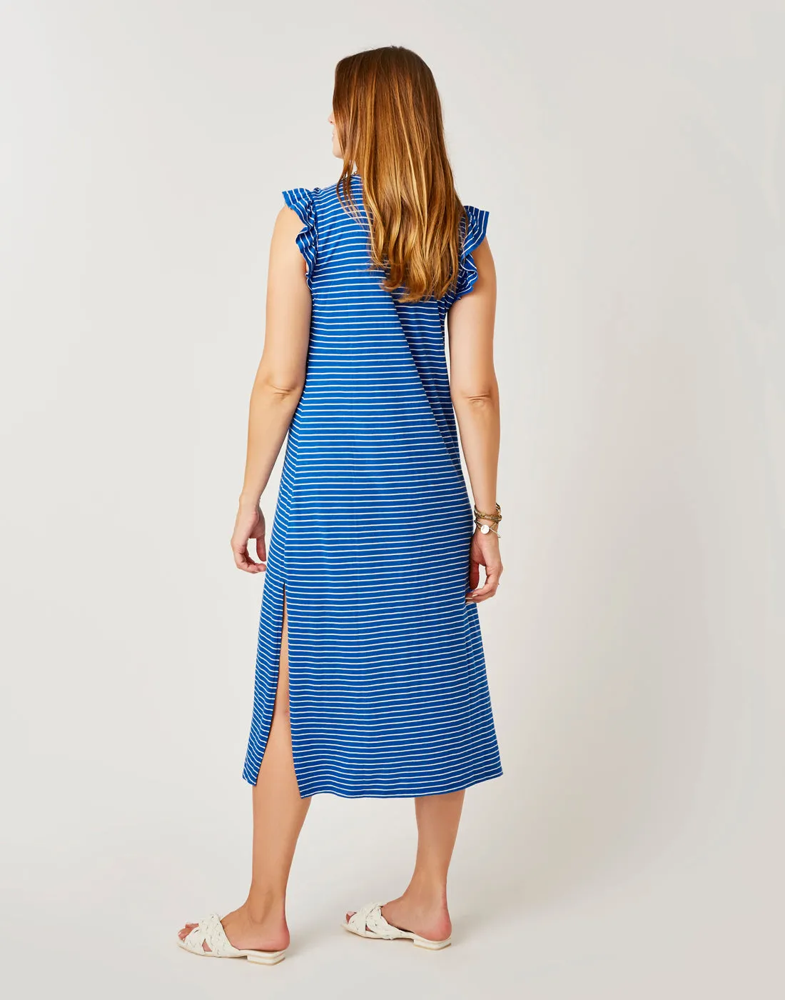 Maeve Dress: Royal Stripe - FINAL SALE