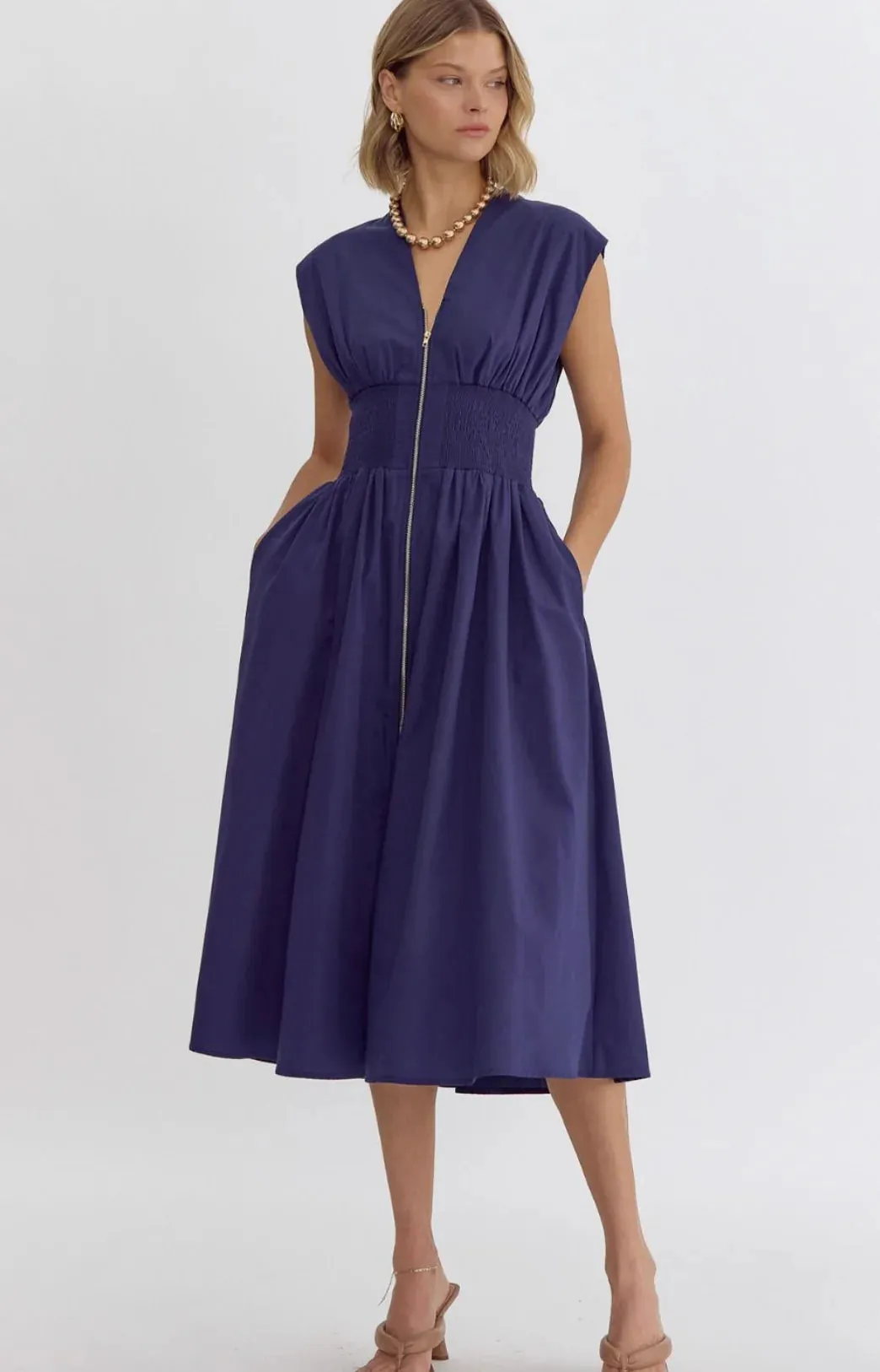 Marylin Maxi Dress - Blue