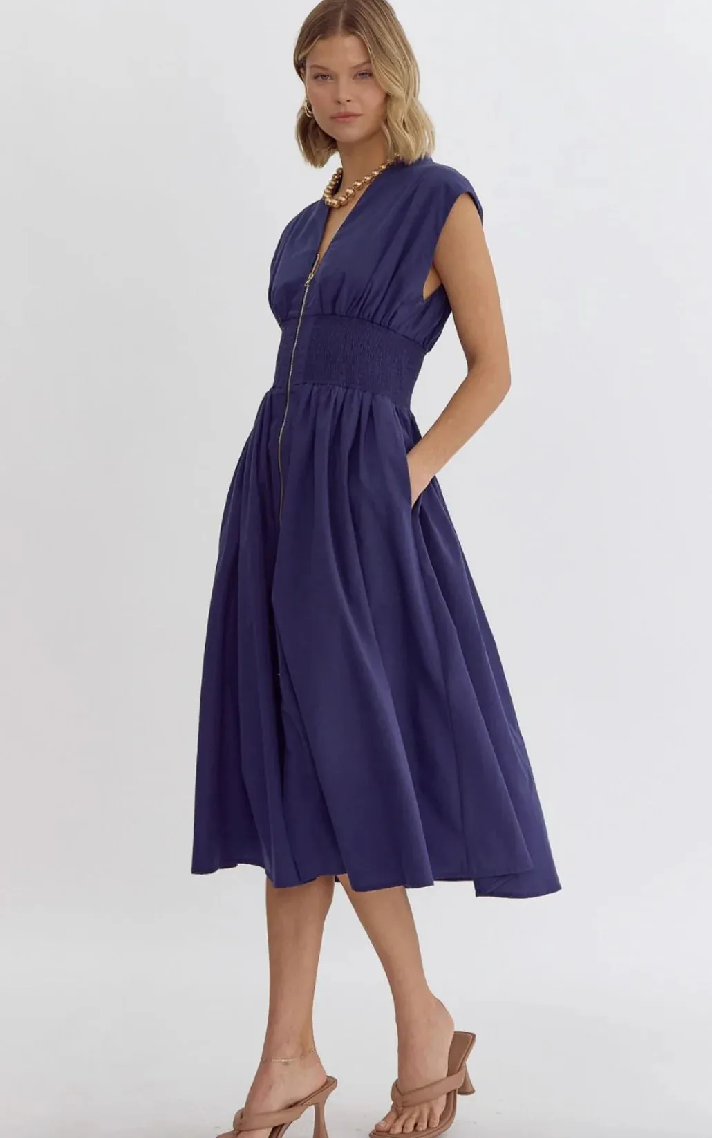 Marylin Maxi Dress - Blue