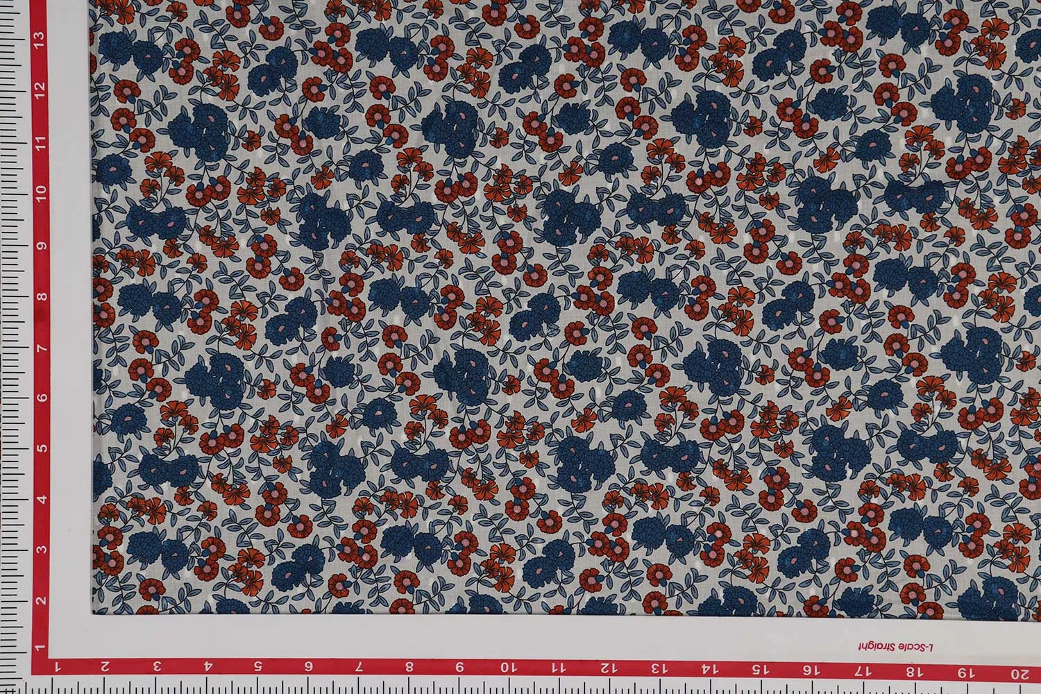 Multicolor Floral Cotton Dobby Fabric