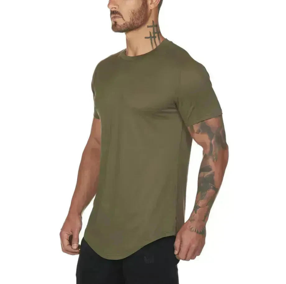 New Gym Wear Plain Shirts Custom Mens Fitness Sports Clothing