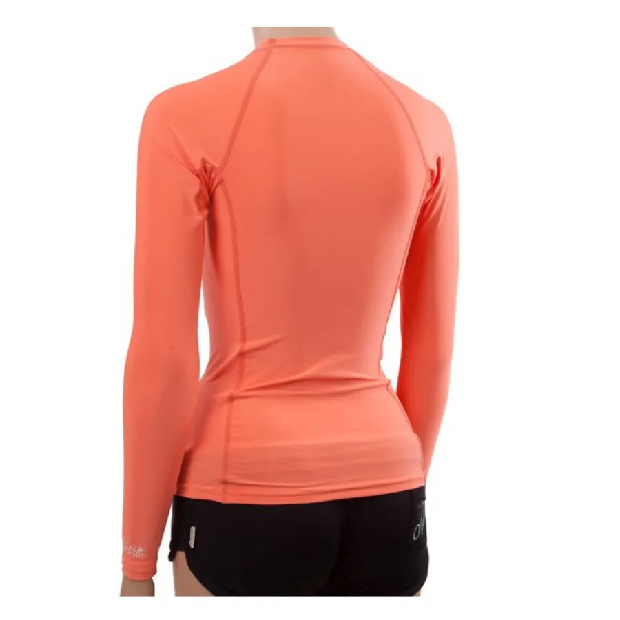 O'Neill Womens Basic Skin Crew Long Sleeve RG3549OAGFT - Grapefruit