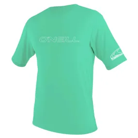 O'Neill Youth Basic Skins Short Sleeve Sun Shirt - Light Aqua