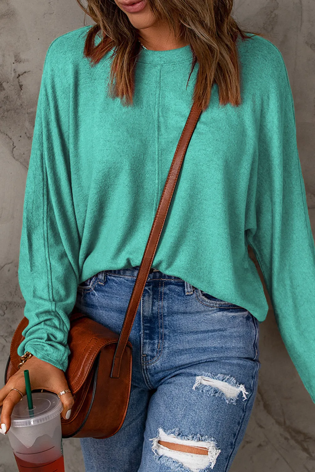 Patchwork Long Sleeve Top