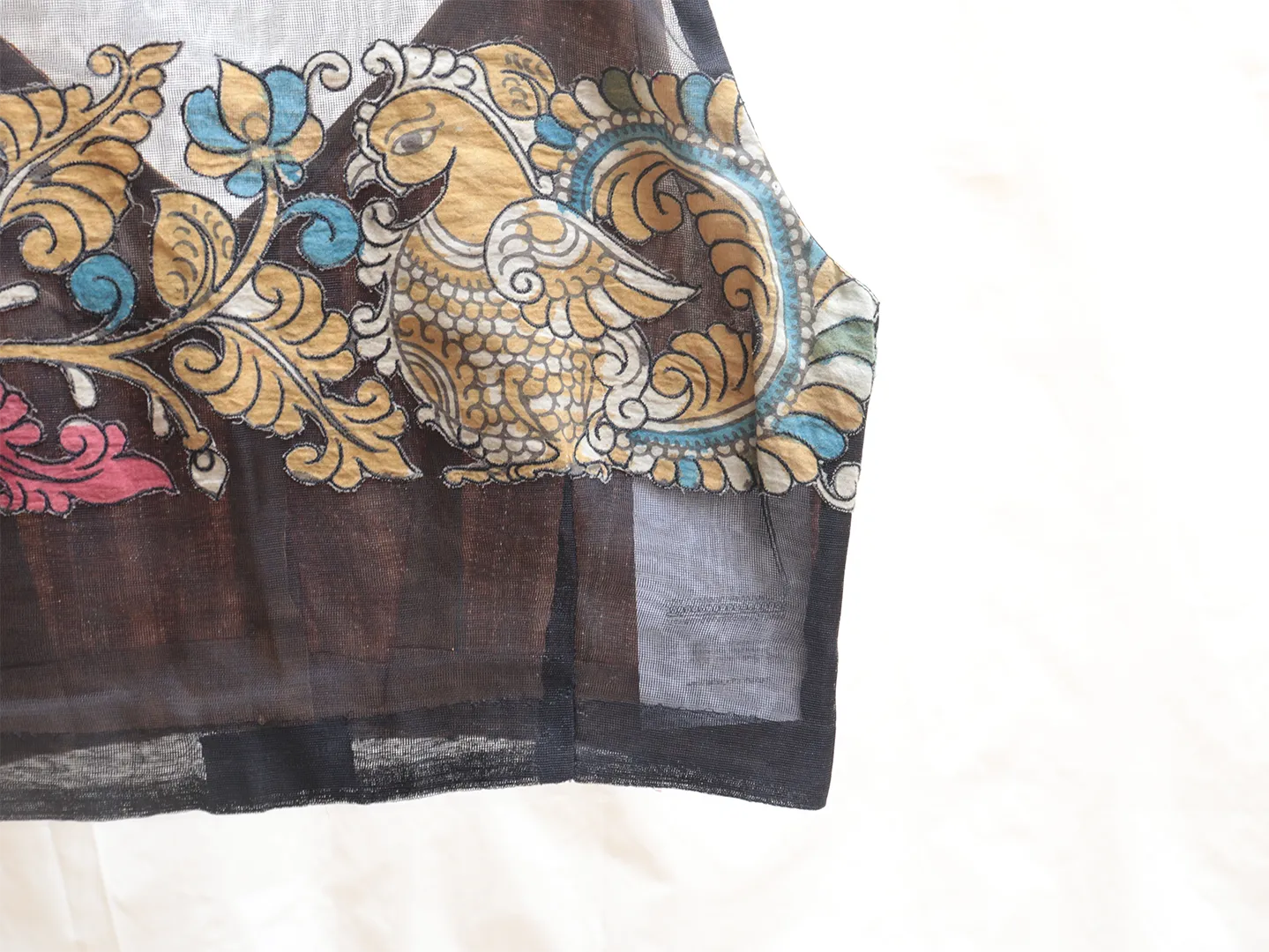 Peanut brown Hand embroidery blouse