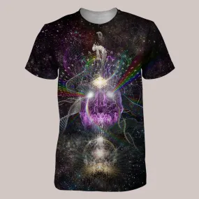 Psychedelic Shirt (UV/RGB, Eco-Friendly, Unisex) | SATORI