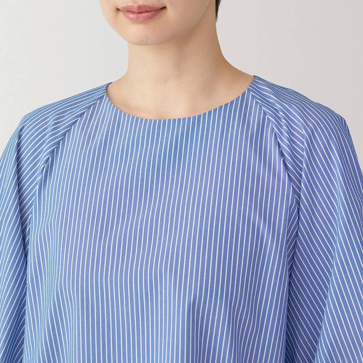 Quick Dry Broadcloth Half Sleeve Blouse