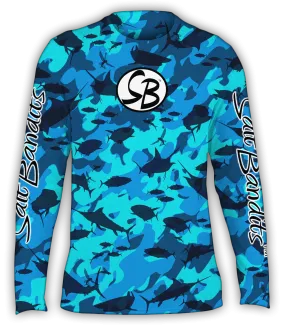 Salt Bandits™ Water Camouflage Performance Long Sleeve T-Shirt