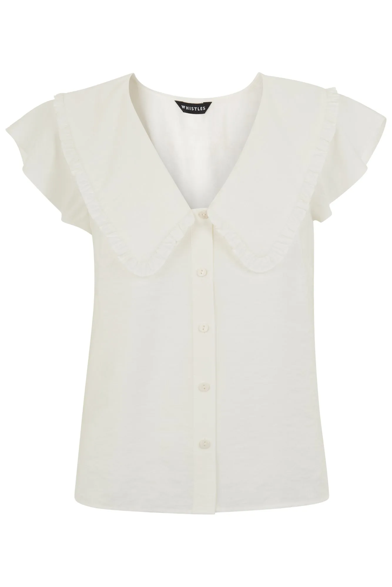 Short Sleeve Collar Top