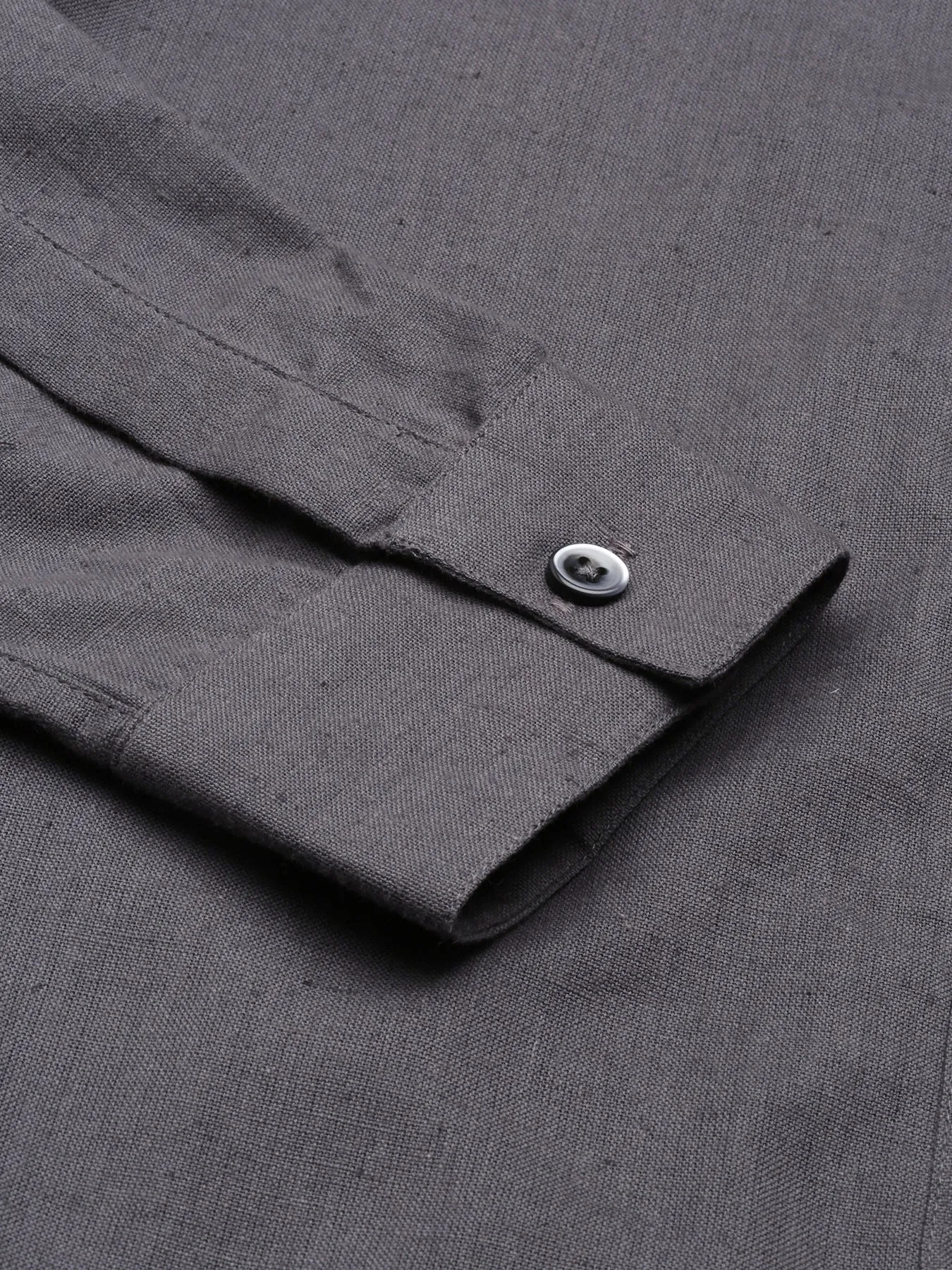 Slate Grey Airy-Linen Shirt