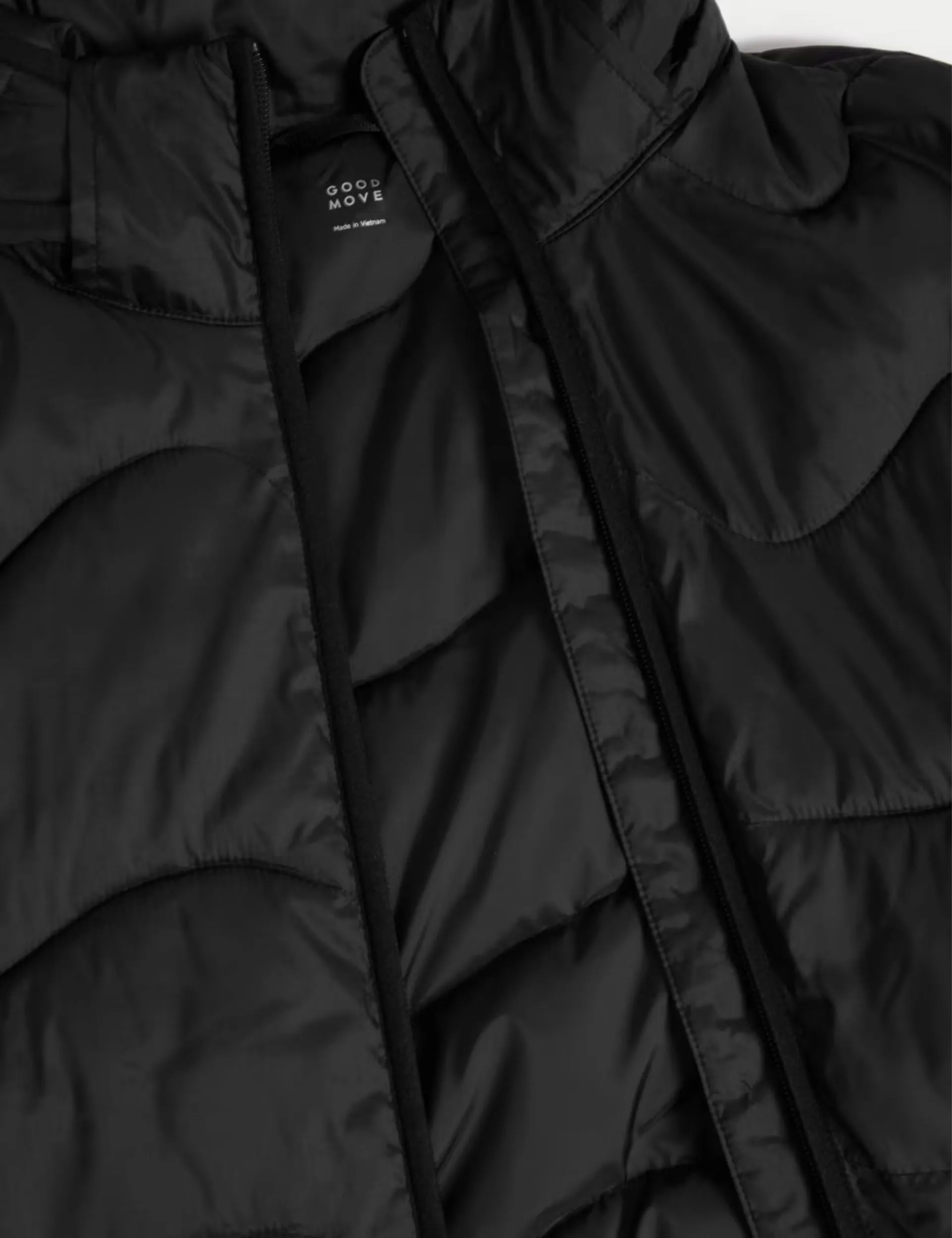 Stormwear Quilted Hooded Longline Puffer Coat - Black