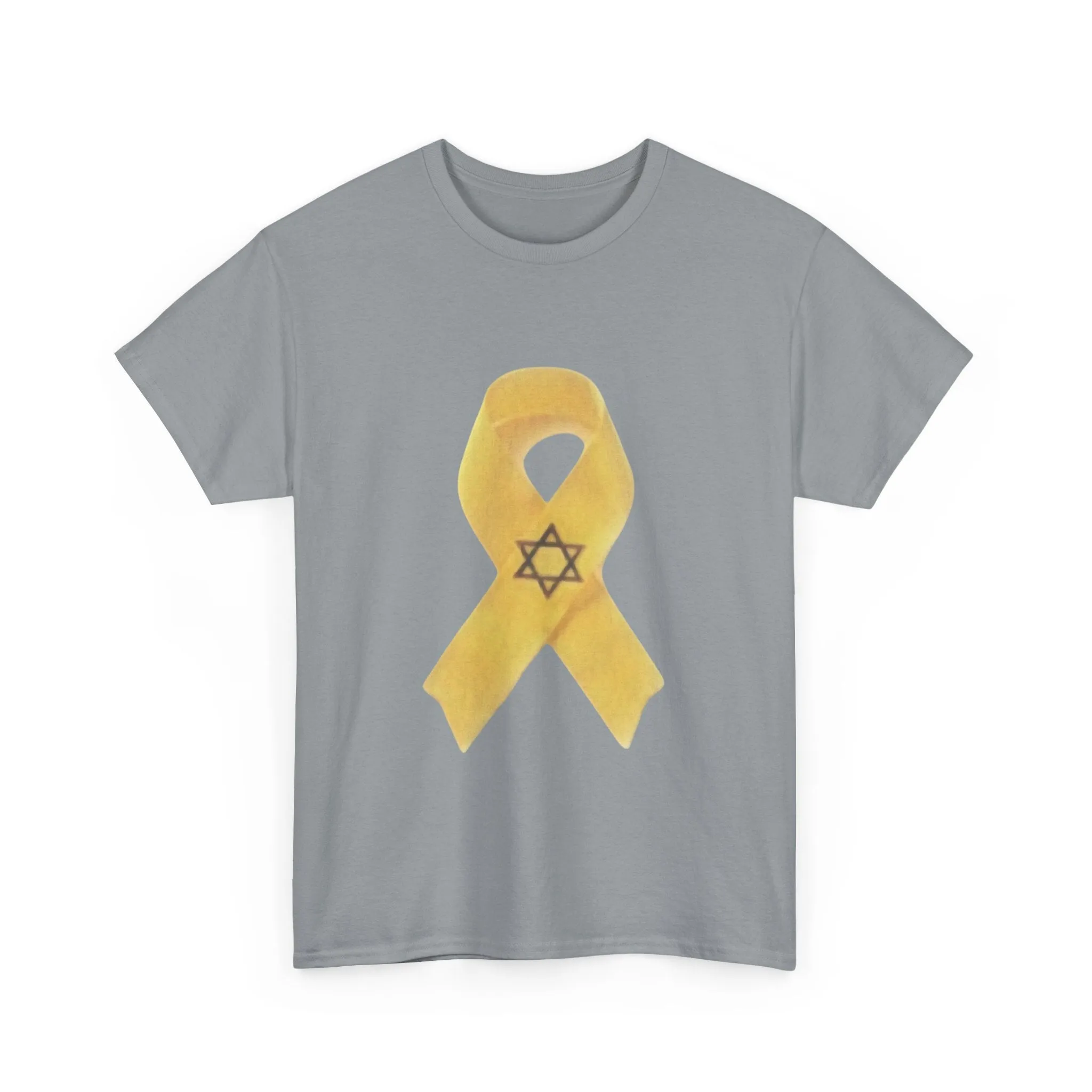 T-Shirt Yellow Awareness Ribbon Hostages Gaza Oct 7, 2023