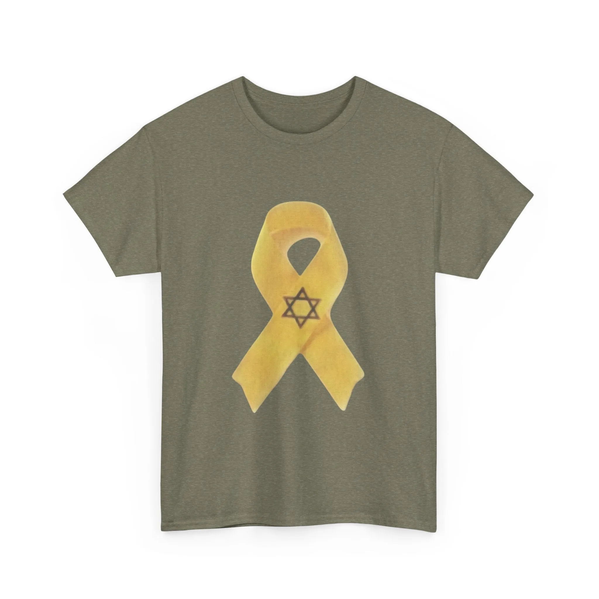 T-Shirt Yellow Awareness Ribbon Hostages Gaza Oct 7, 2023