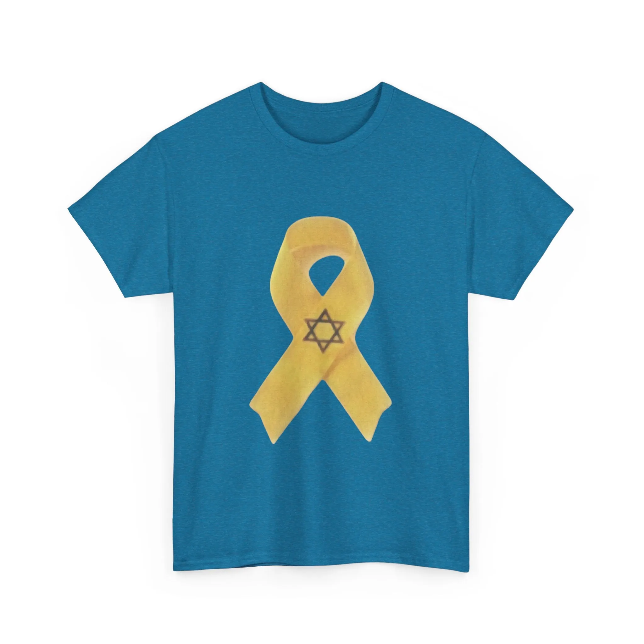 T-Shirt Yellow Awareness Ribbon Hostages Gaza Oct 7, 2023