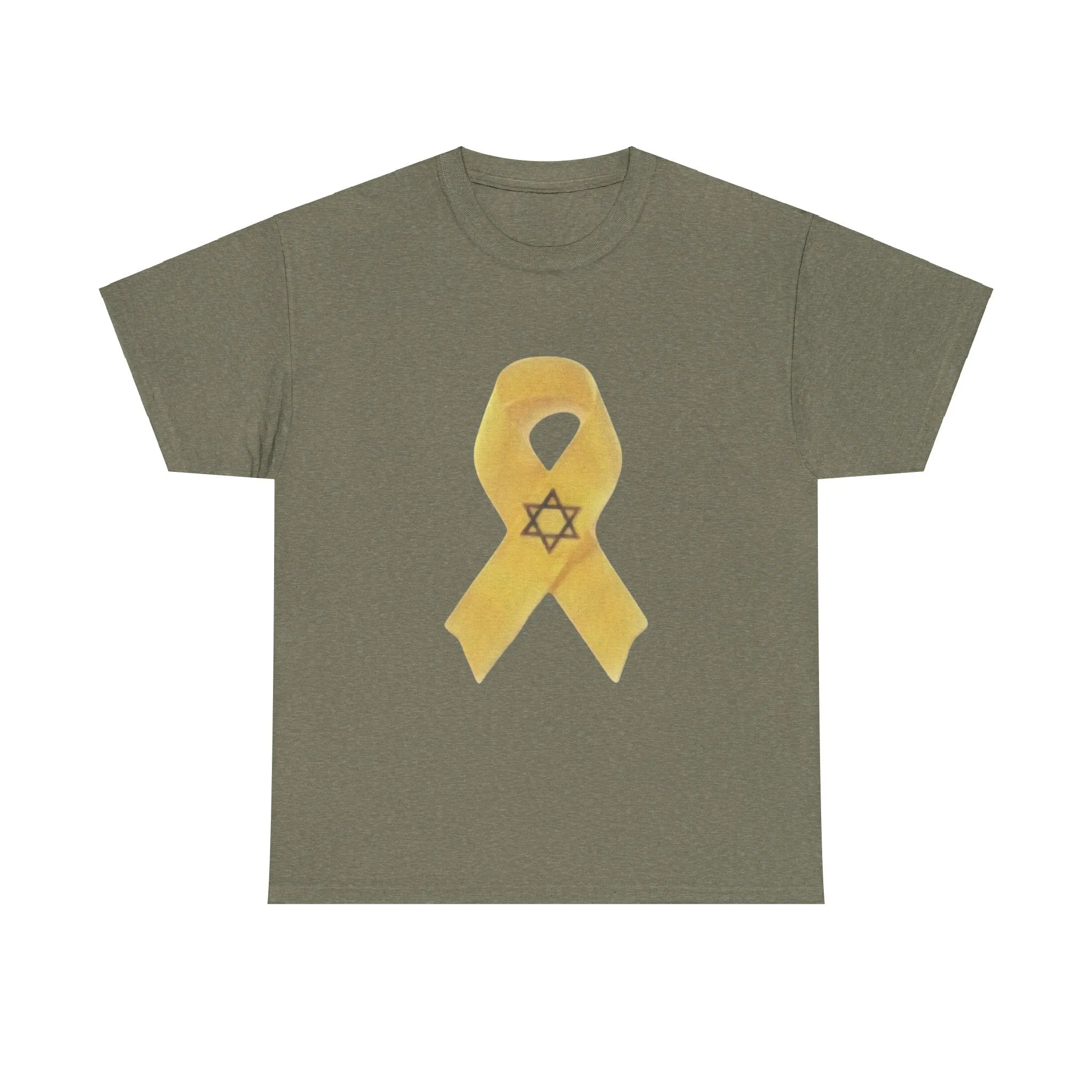 T-Shirt Yellow Awareness Ribbon Hostages Gaza Oct 7, 2023