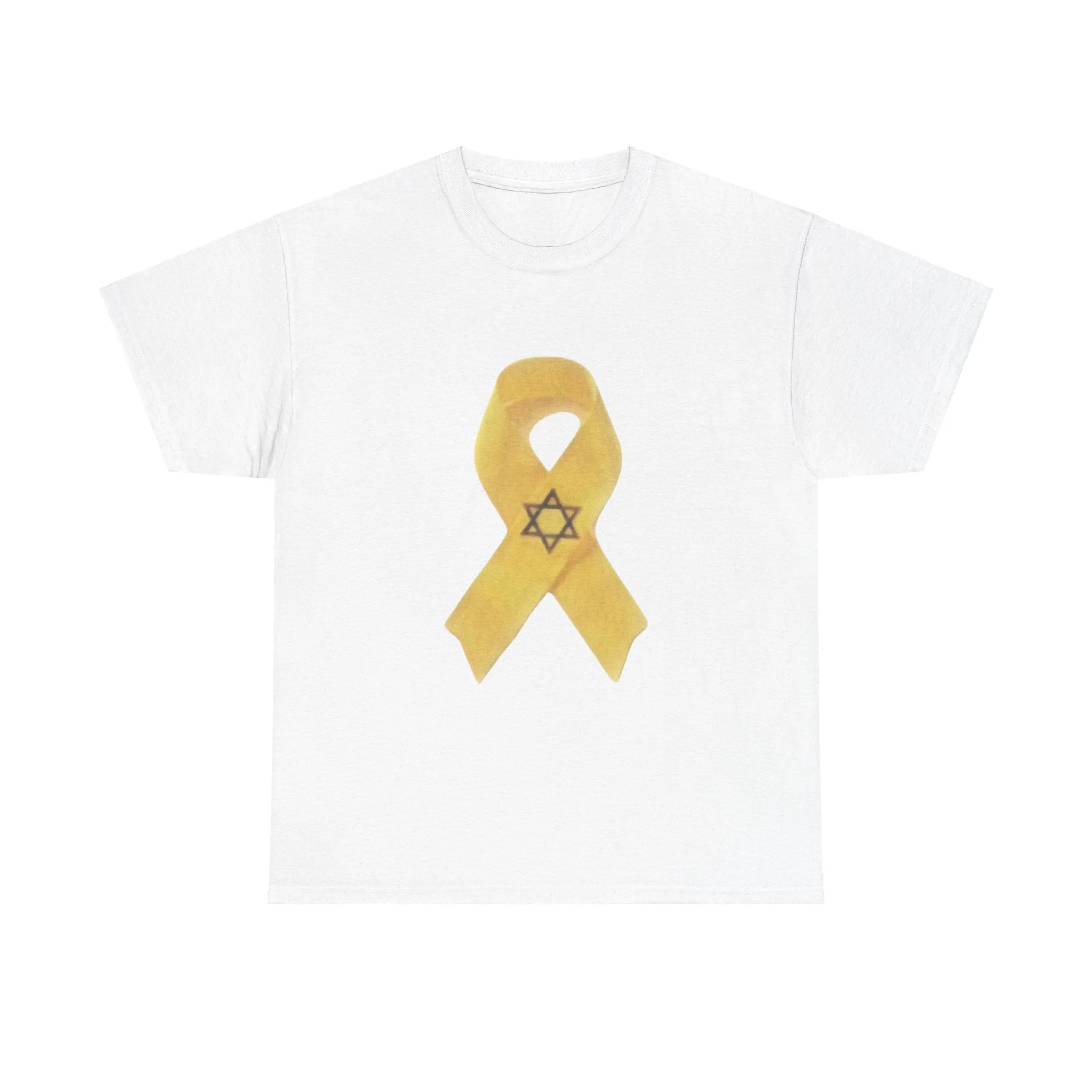 T-Shirt Yellow Awareness Ribbon Hostages Gaza Oct 7, 2023