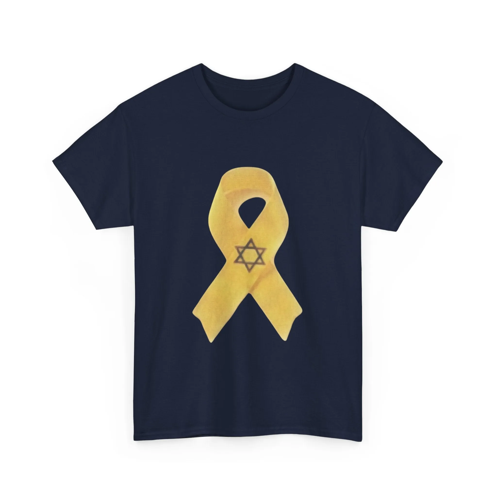 T-Shirt Yellow Awareness Ribbon Hostages Gaza Oct 7, 2023