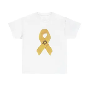 T-Shirt Yellow Awareness Ribbon Hostages Gaza Oct 7, 2023