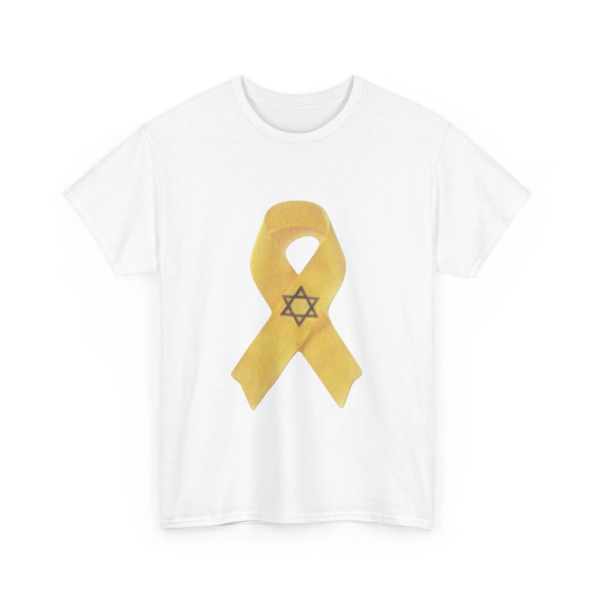 T-Shirt Yellow Awareness Ribbon Hostages Gaza Oct 7, 2023