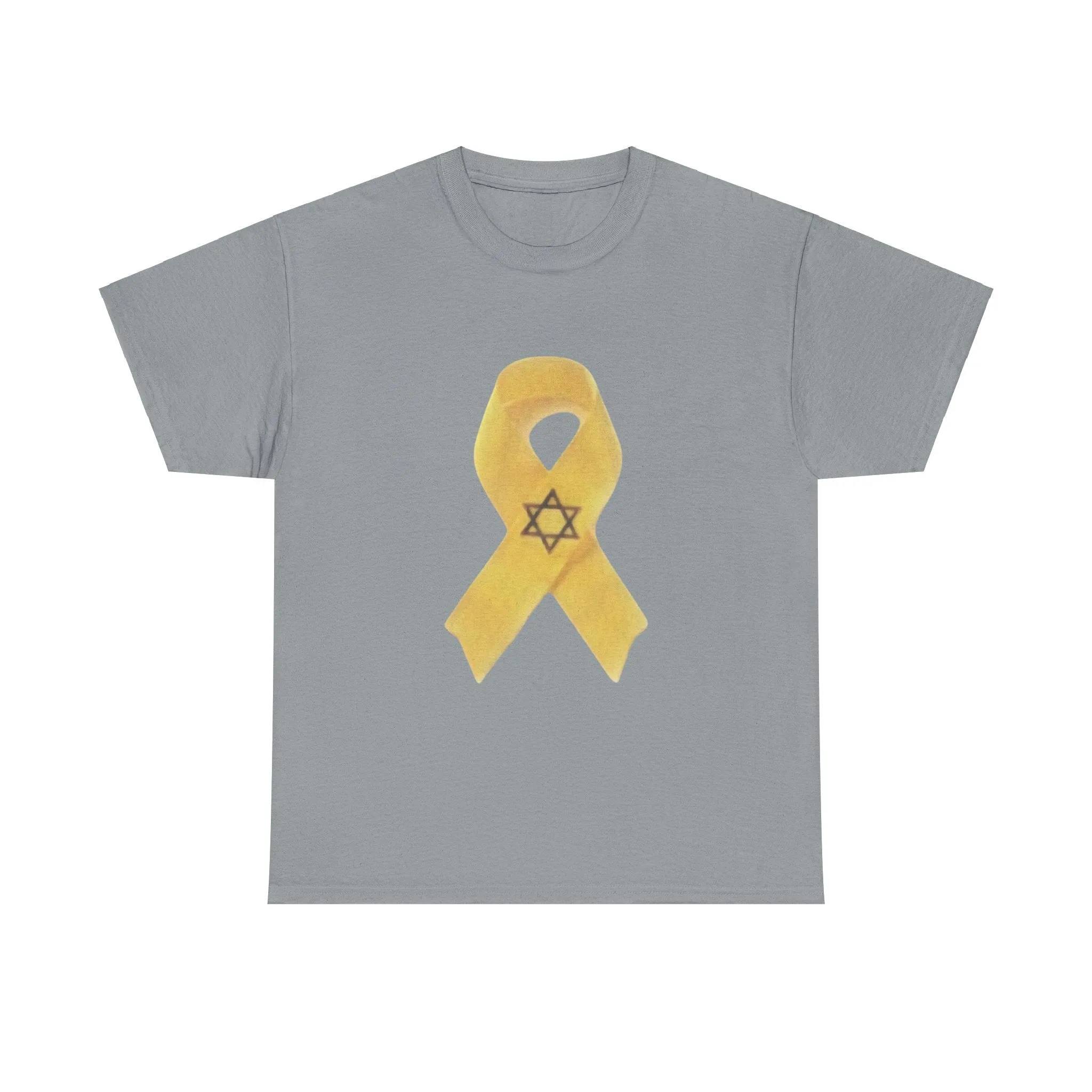 T-Shirt Yellow Awareness Ribbon Hostages Gaza Oct 7, 2023