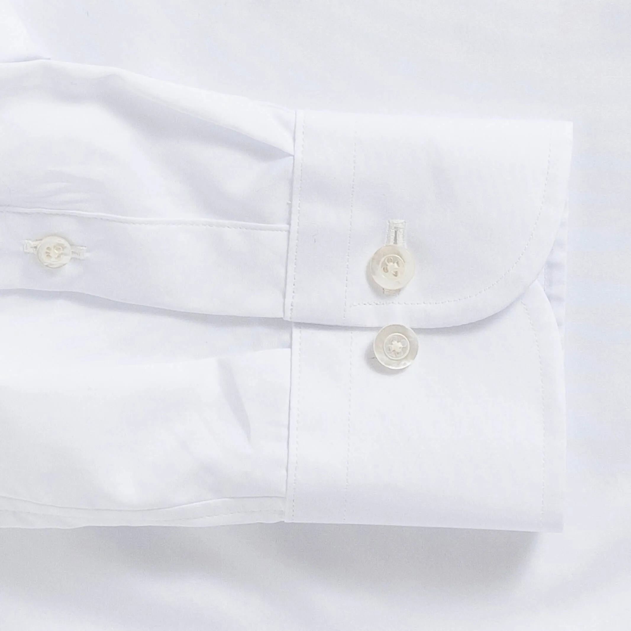 The White Regent 120s Poplin Custom Shirt