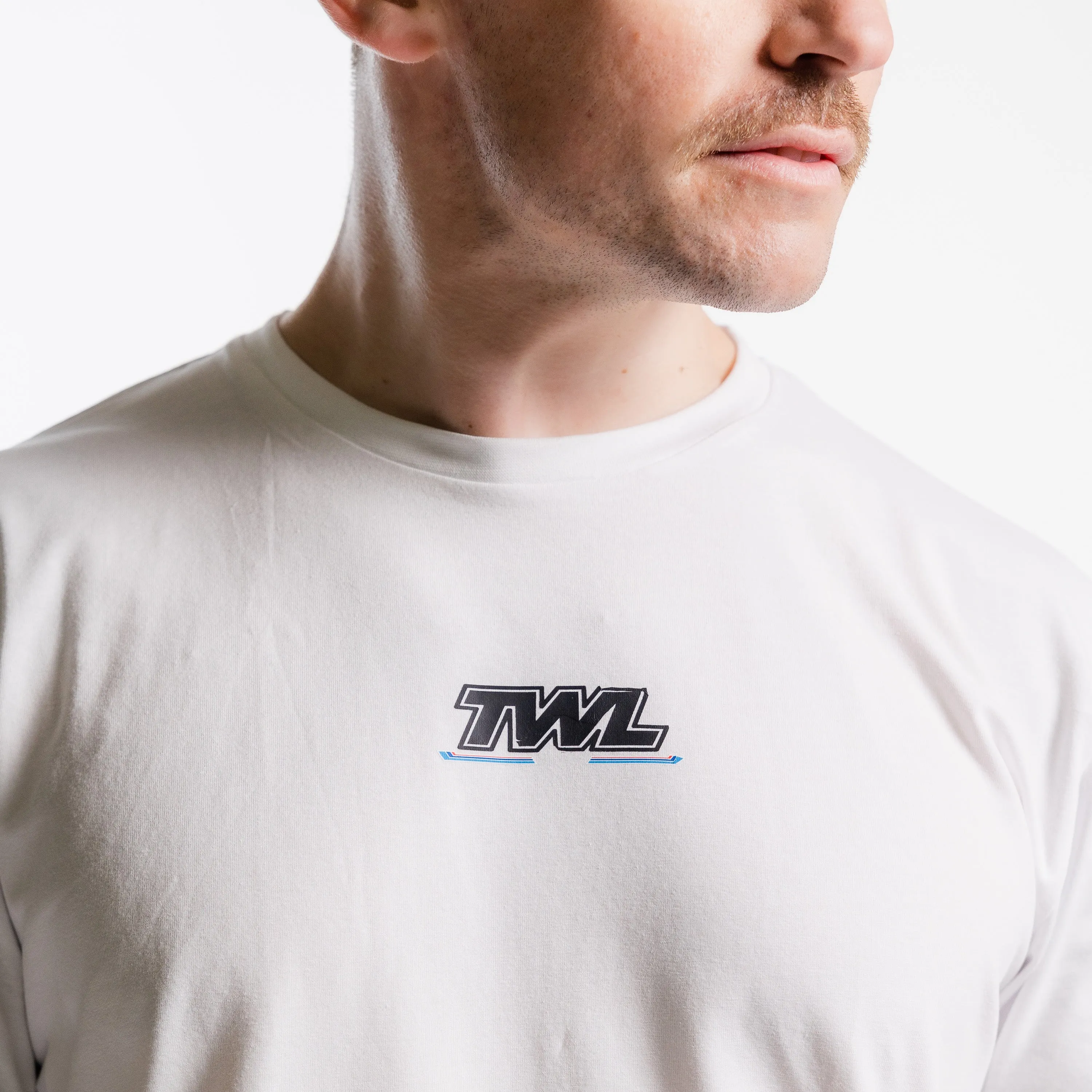 TWL - EVERYDAY T-SHIRT - RACE TO WIN - WHITE/BLACK